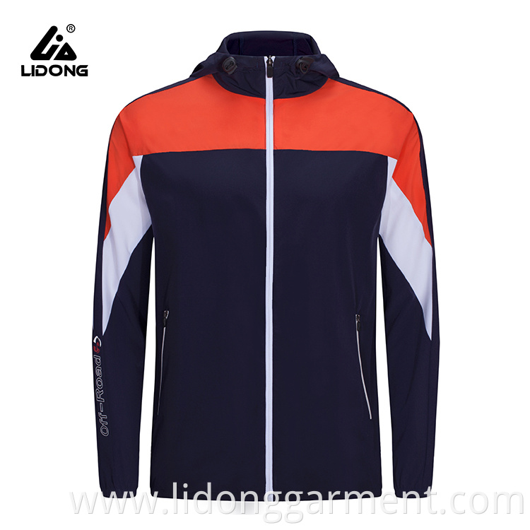 Top Quality New Design Hoodie Tracksuit Jacket Printed Fashion Sport Jackets Made In China